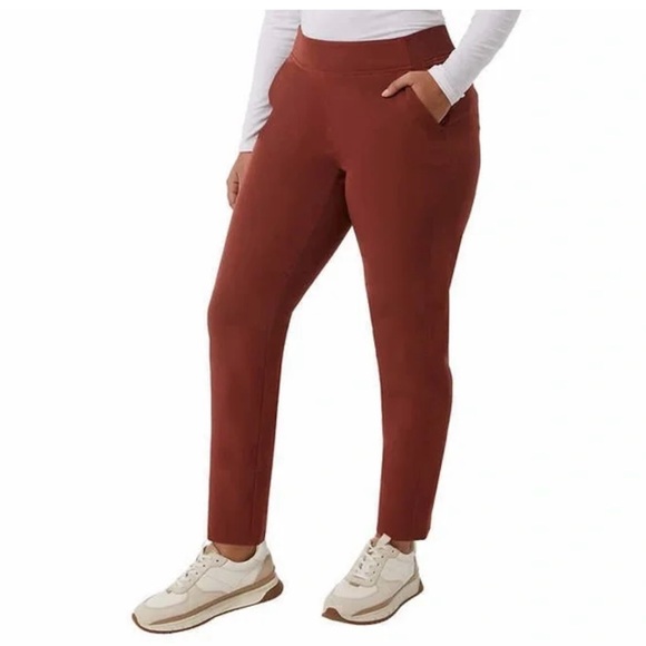 32 Degrees Pants - 32 Degrees Cool Pants Adult XXL‎  Brown Pull-On Pockets Athletic Womens